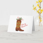 Zalig kerstfeest kaart (Gele Bloem)