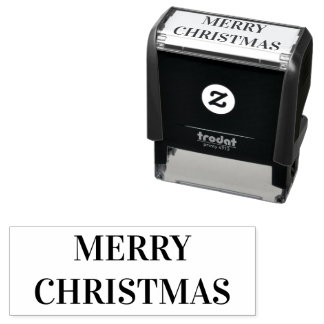 Zalig kerstzelfinkend stempel