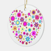 Zalige Bloesems Keramisch Ornament (Links)