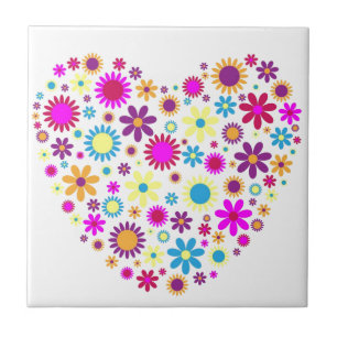 Zalige Bloesems Tegeltje