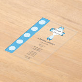 zalige doop acryl uitnodigingen (Laagn)