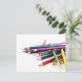 Zalige kleuren briefkaart (Staand voorkant)