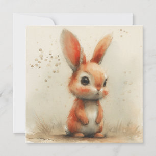 Zalige konijntjes: speelse uitdrukkingen 🐇🐰digit feestdagenkaart