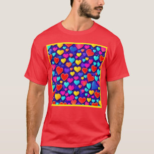 Zalige liefde: chique harten onthuld t-shirt