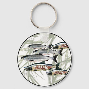 Zalm - Alaska Sleutelhanger