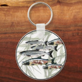 Zalm - Alaska Sleutelhanger (Voorkant)