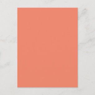 Zalm #F38367, Roze Daisy Feestdagenkaart