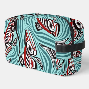 Zalm Haida Art Spirit Pacific Northwest Native Toilettasje