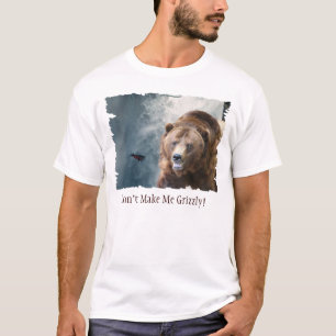 Zalm Herfsten & Grizzly Beer Funny Wildlife T-shir T-shirt
