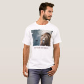 Zalm Herfsten & Grizzly Beer Funny Wildlife T-shir T-shirt (Voorkant volledig)