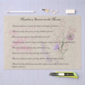 Zalm op het Mount Wildflower-document Tissuepapier (Craft)