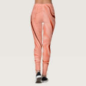 Zalm, perziken, helder koraal en roze mix curves leggings (Achterkant)