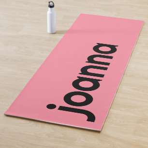 Zalm Roze Moderne Naam   Stijlvol en eenvoudig Yogamat