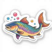 Zalm sticker (Voorkant)