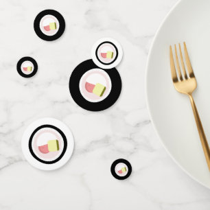 Zalm Sushi Rol Verjaardag Restaurant    Confetti