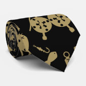 Zalm Vissen Alaska Stropdas (Opgerold)