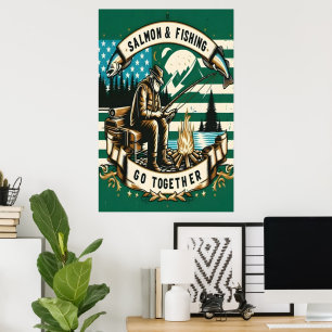 Zalm & Vist: Een dag aan het meer Poster