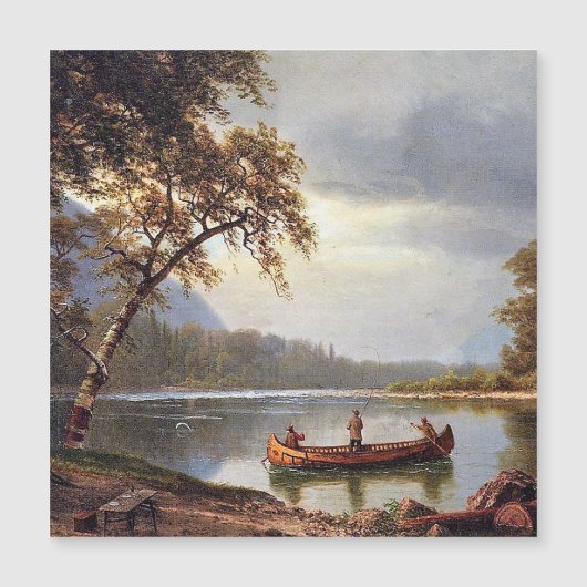 Zalm Vist op de Cascapediac Albert Bierstadt (Voorkant)