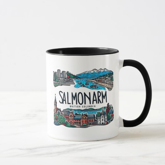 Zalmarm BC Canada Mok (Rechts)