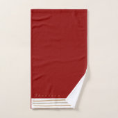 ZALMAXI HOME logo rouge (Serviette à main)