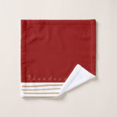 ZALMAXI HOME logo rouge (Gant de toilette)