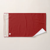 ZALMAXI HOME logo rouge (Serviette à main)