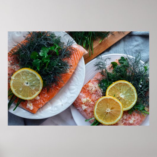 Zalmfeast Poster (Voorkant)