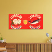 Zalmonellak voor anjers - Seattle, WA Canvas Afdruk (Insitu (Woonkamer))