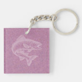 Zalmopgang Sleutelhanger (Achterkant)