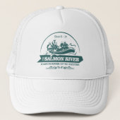 Zalmrivier (rafting2) trucker pet (Voorkant)