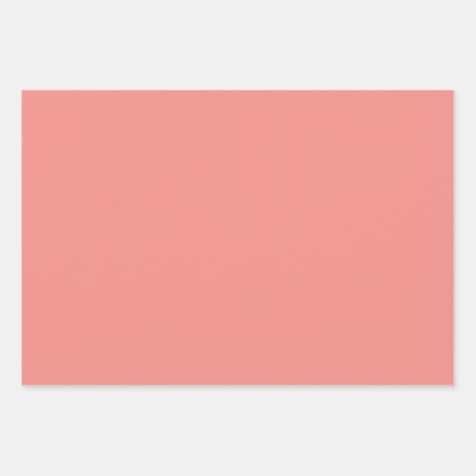 Zalmroze en goud inpakpapier vel (Voorkant 3)