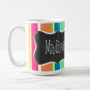 Zalmroze en seafoam Green; alkbord Koffiemok