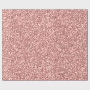 Zalmroze glittertextuur cadeaupapier