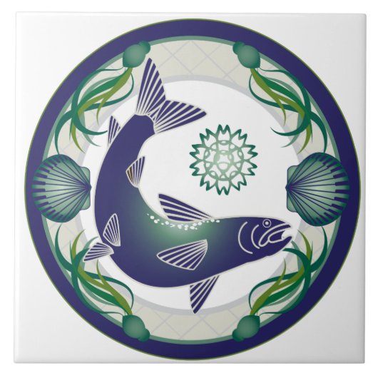 Zalmtegel Tegeltje (Voorkant)