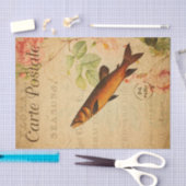 zalmtype visbloemen Franse Tissuepapier (Craft)