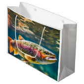 Zalmvis Groot Cadeauzakje (Voorkant Gekanteld)