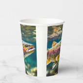 Zalmvis Papieren Bekers (Rechts)