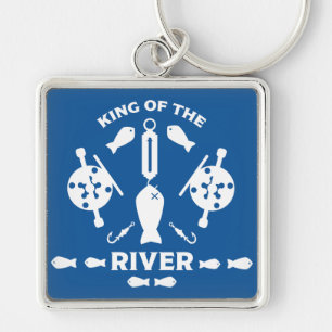 Zalmvisserij Canada Sleutelhanger