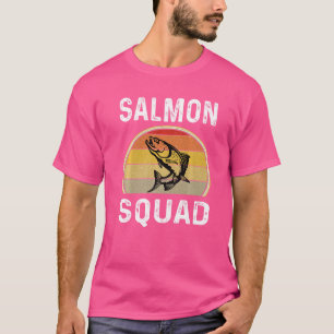 Zalmvisserij Vist vissers zalmplein T-shirt