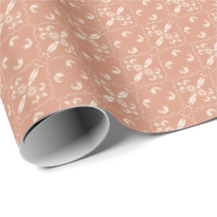 Zalmwolkenpakpapier Cadeaupapier