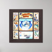 Zaltwater Vist vuurtoren Canvas Afdruk (Voorkant)