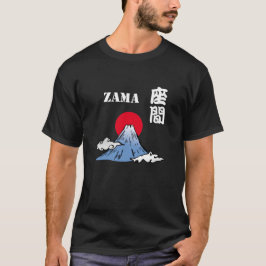 ZAMA met de berg Fuji en de zon T-shirt