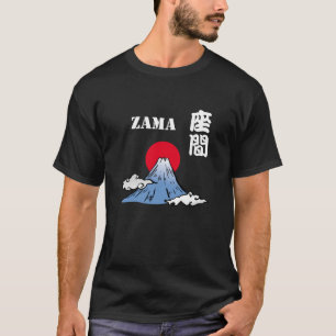 ZAMA met de berg Fuji en de zon T-shirt
