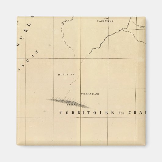 Zambia, Afrika 45 Magneet (Voorkant)