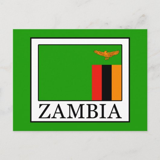 Zambia Briefkaart (Voorkant)