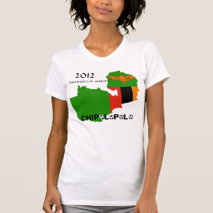Zambia "Chipolopolo" 2012 Champions of Africa T-shirt