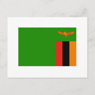 Zambia Flag Briefkaart