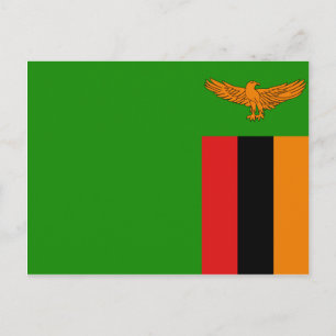 Zambia Flag Briefkaart