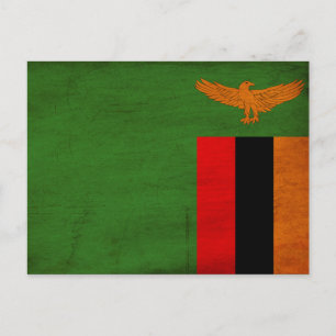 Zambia Flag Briefkaart