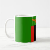 Zambia Flag Ceramic Coffee Mok (Links)